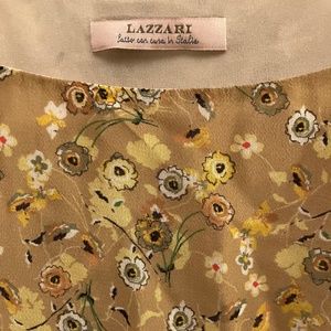 Lazzari crêpe de chine midi dress